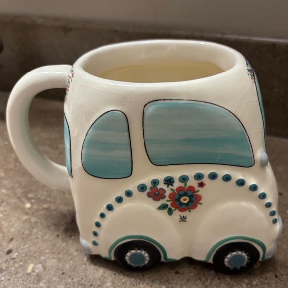 *NWT* NATURAL LIFE “Follow Your Heart” VW Van Mug. - Picture 4 of 8
